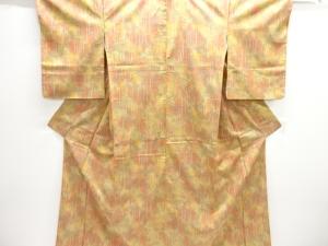 抽象模様織出し西陣お召着物